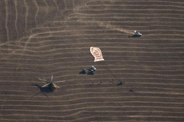 NASA image: Expedition 20 Landing