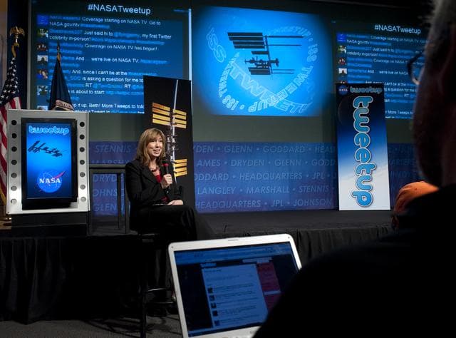 NASA image: NASA Live Tweetup Event with International Space Station