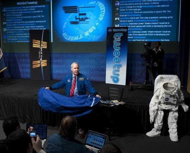 NASA image: NASA Live Tweetup Event with International Space Station