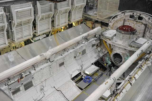 STS-335 Atlantis Payload Bay Door Closure for Holiday