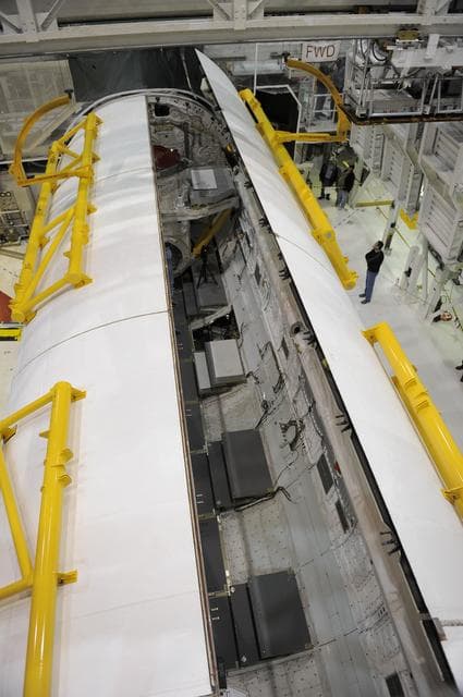 NASA image: STS-335 Atlantis Payload Bay Door Closure for Holiday