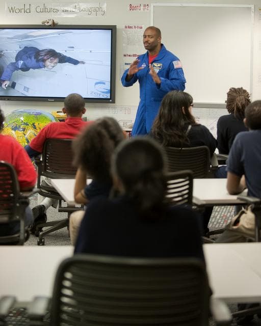 NASA image: STS129 Visit to Howard University