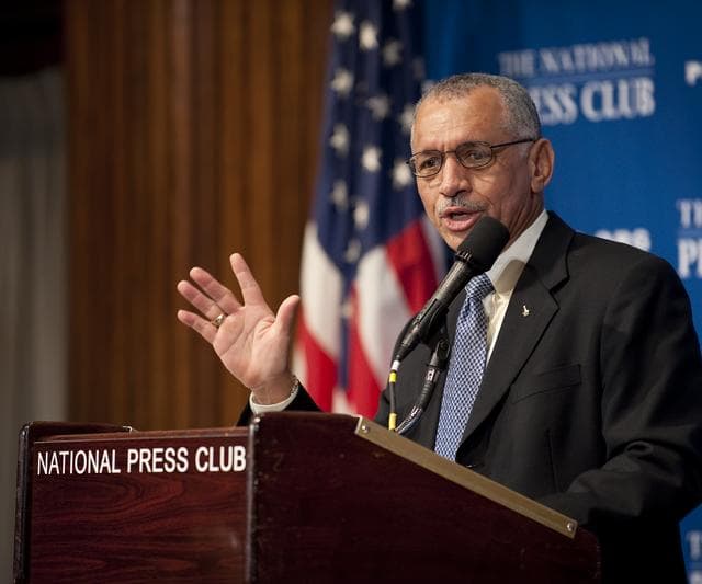 NASA image: Commercial Human Spaceflight Press Conference