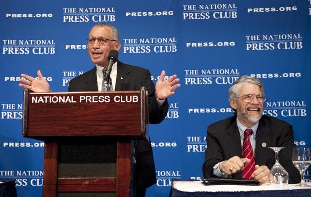 NASA image: Commercial Human Spaceflight Press Conference