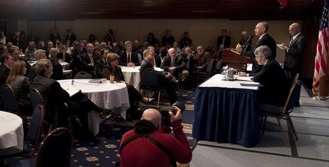 NASA image: Commercial Human Spaceflight Press Conference