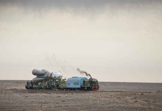 NASA image: Expedition 23 Soyuz Rollout