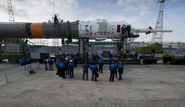 NASA image: Expedition 23 Soyuz Rollout