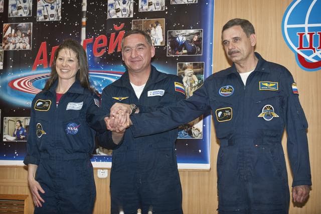 NASA image: Expedition 23 Prelaunch Press Conference