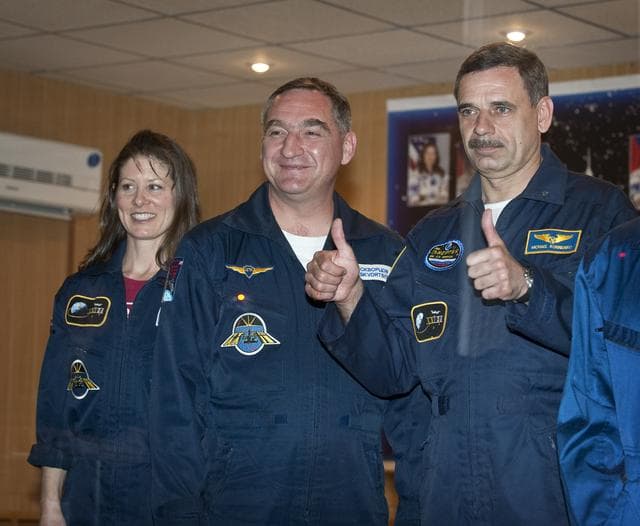 NASA image: Expedition 23 Prelaunch Press Conference