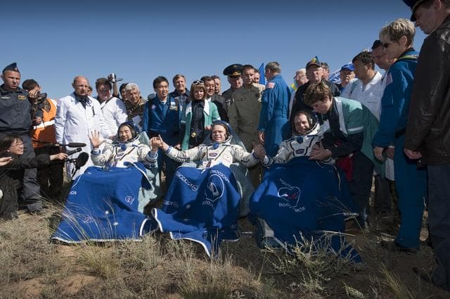 NASA image: Soyuz TMA-17 Lands
