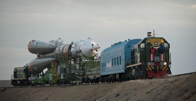 NASA image: Expedition 25 Soyuz Rollout