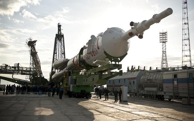 NASA image: Expedition 25 Soyuz Rollout