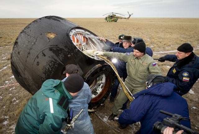 NASA image: Expedition 25 Soyuz Landing