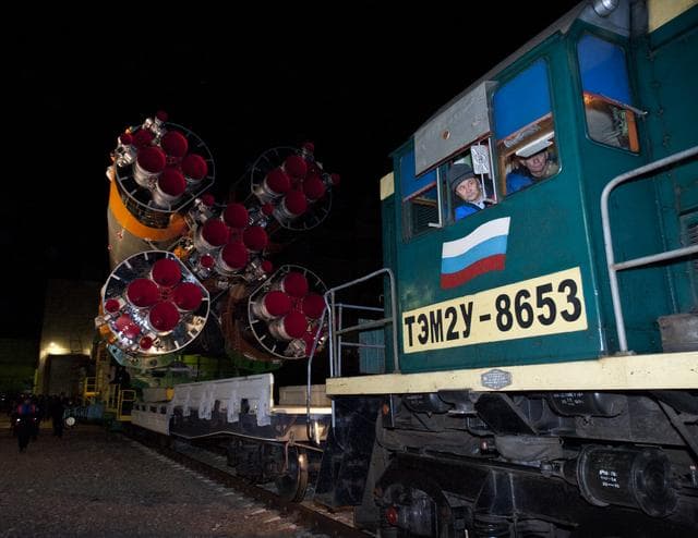 NASA image: Expedition 26 Soyuz Rollout