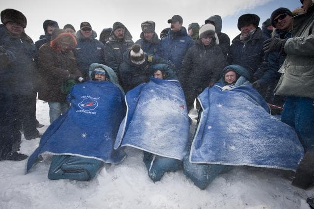 NASA image: Expedition 26 Soyuz Landing