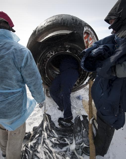 NASA image: Expedition 26 Soyuz Landing
