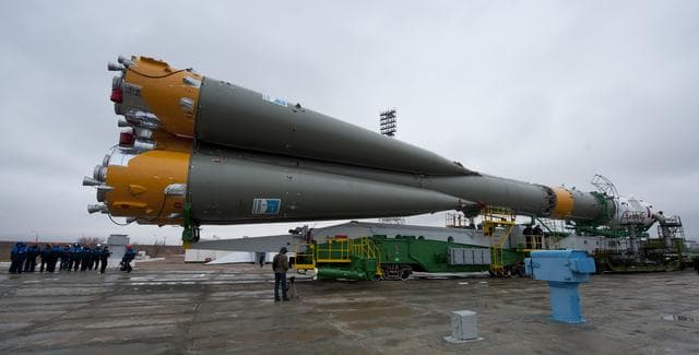 NASA image: Expedition 27 Soyuz Rollout