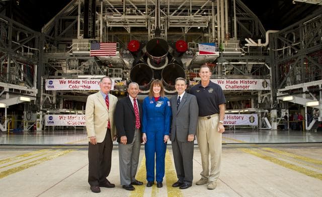 Space Shuttle Placement Announcement