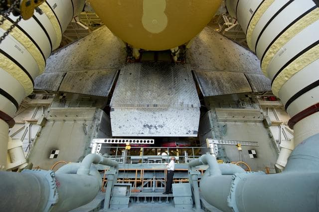 NASA image: Atlantis STS-135 Rollout