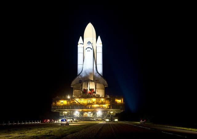 Atlantis STS-135 Rollout