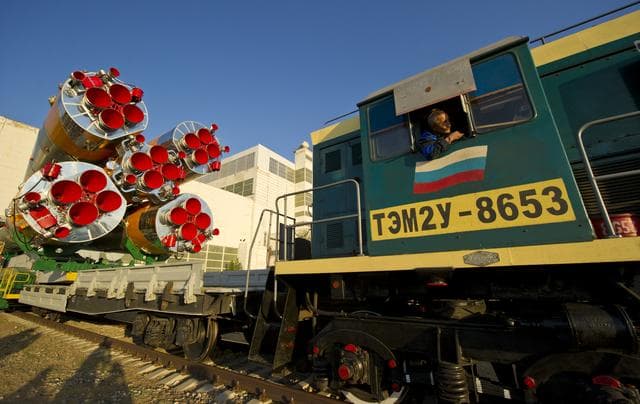 NASA image: Expedition 28 Soyuz Rollout