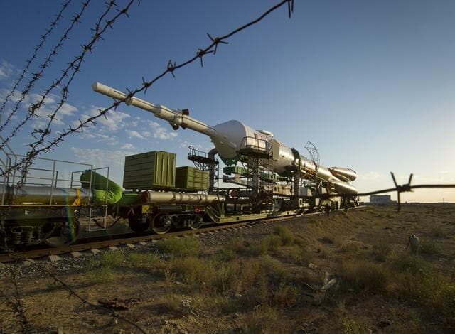 NASA image: Expedition 28 Soyuz Rollout