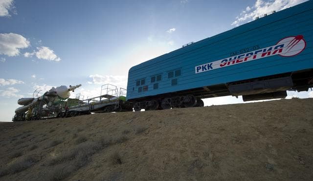 NASA image: Expedition 28 Soyuz Rollout