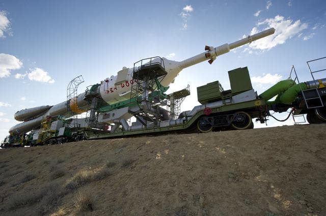 NASA image: Expedition 28 Soyuz Rollout