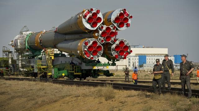NASA image: Expedition 28 Soyuz Rollout