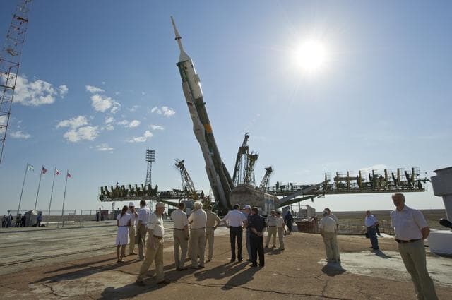NASA image: Expedition 28 Soyuz Rollout