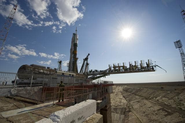 NASA image: Expedition 28 Soyuz Rollout