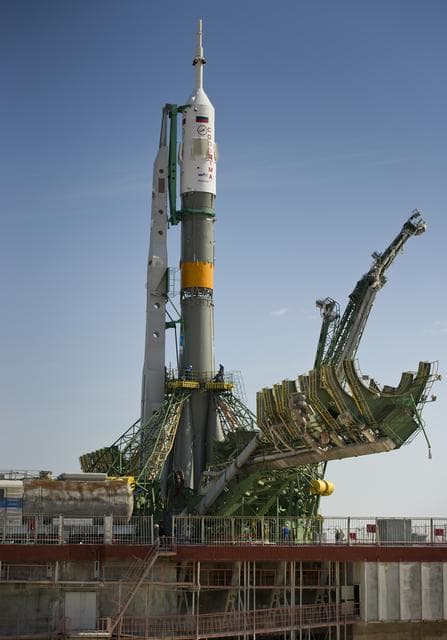 NASA image: Expedition 28 Soyuz Rollout