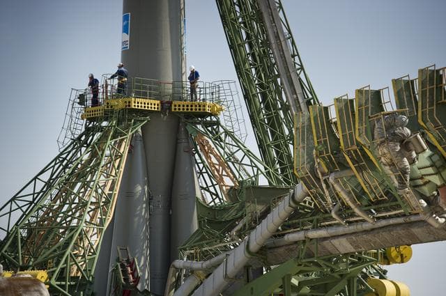 NASA image: Expedition 28 Soyuz Rollout