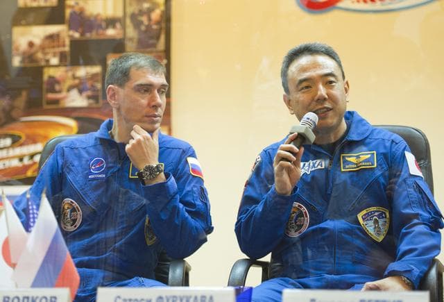 NASA image: Expedition 28 Press Conference