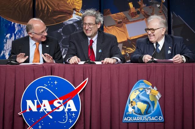 NASA image: Aquarius SAC-D Post-Launch Briefing