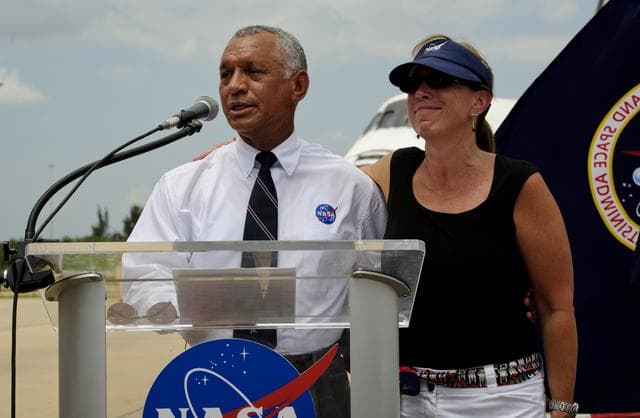 NASA image: STS-135 Wheels Stop Event
