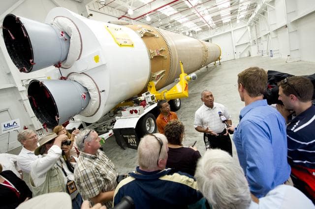 NASA image: Mars Science Laboratory Atlas V First Stage Booster