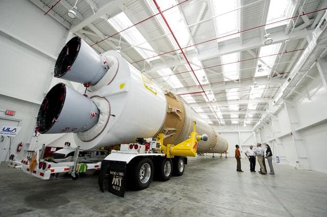 NASA image: Mars Science Laboratory Atlas V First Stage Booster