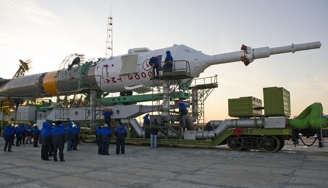 NASA image: Expedition 29 Soyuz Rollout