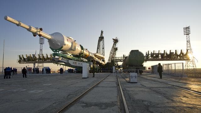 NASA image: Expedition 29 Soyuz Rollout