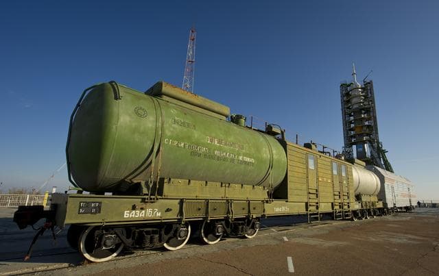 NASA image: Expedition 29 Soyuz Rollout