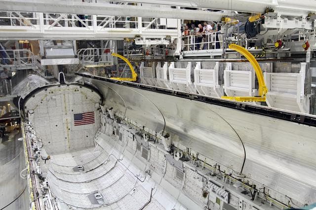 NASA image: T&R ENDEAVOUR FINAL PLB DOOR CLOSURE