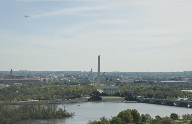 NASA image: T-38 Aircraft Fly Over Washington
