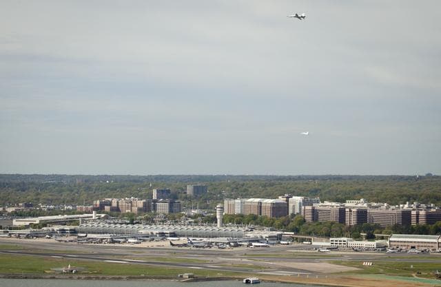 T-38 Aircraft Fly Over Washington