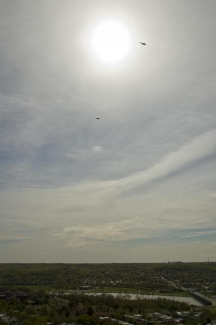 NASA image: T-38 Aircraft Fly Over Washington