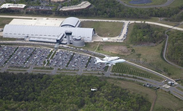 NASA image: Space Shuttle Discovery Fly-By