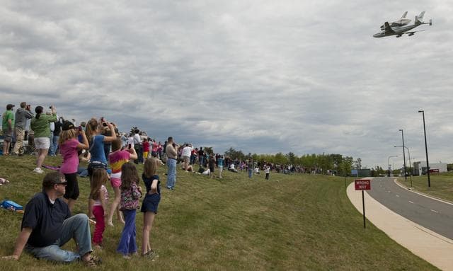 Space Shuttle Discovery Fly-Over