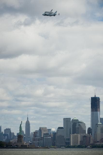 NASA image: Shuttle Enterprise Flight To New York