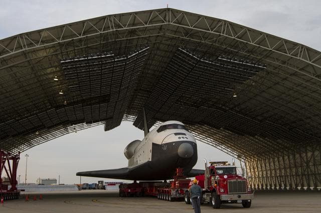 NASA image: Space Shuttle Enterprise Demate