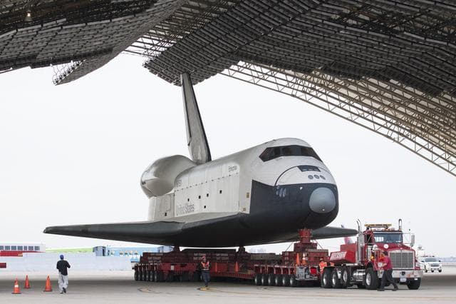 NASA image: Space Shuttle Enterprise Demate